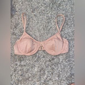 Light Pink and Sparkly Bikini Top